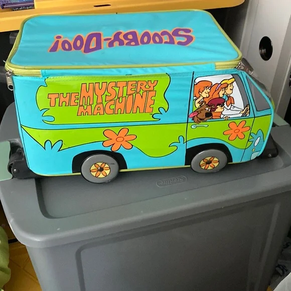 Scooby Doo Mystery Machine rolling luggage suitcase bag - Picture 1 of 13